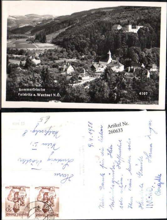 260633,Feistirtz am Wechsel Totale Kirche Burg