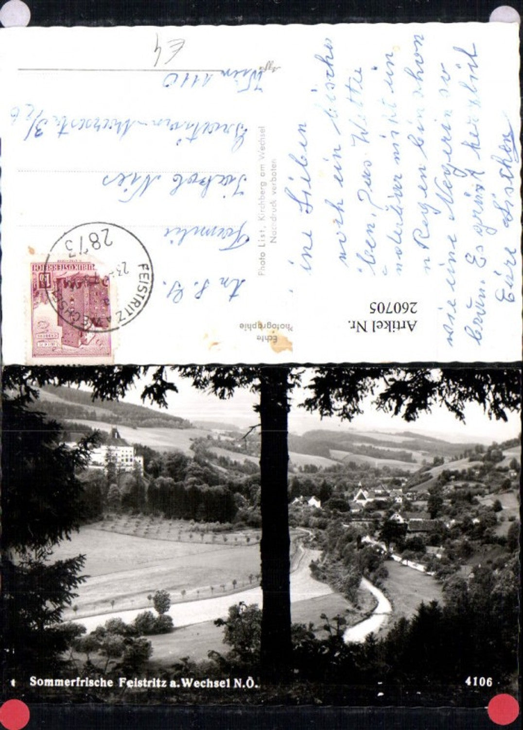 260705,Feistritz am Wechsel Totale Schloss