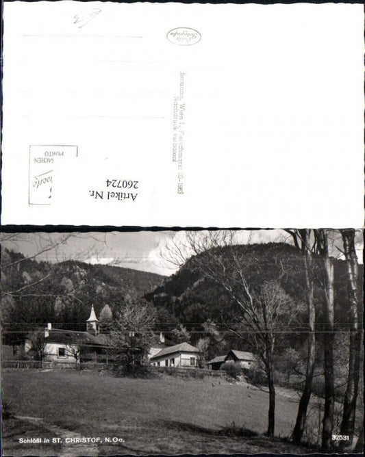 260724,Schlössl in St. Christof Christoph b. Prigglitz