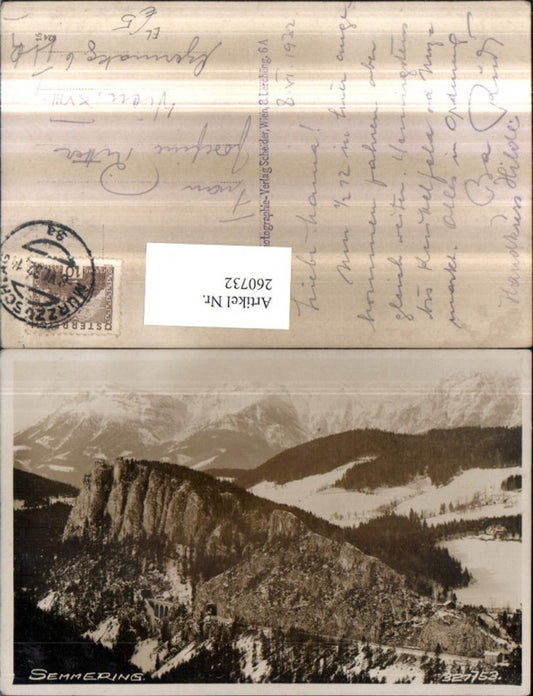 260732,Semmering Semmeringbahn Viadukt Bergkulisse