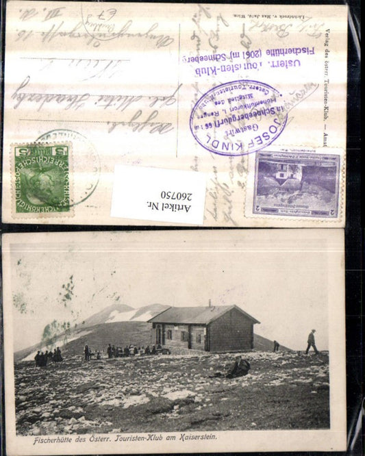 260750,Fischerhütte Berghütte am Kaiserstein b. Puchberg