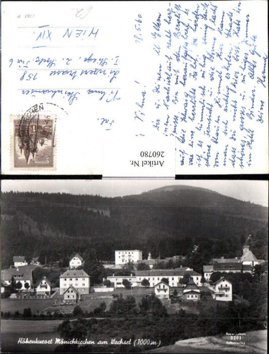 260780,Mönichkirchen am Wechsel Teilansicht