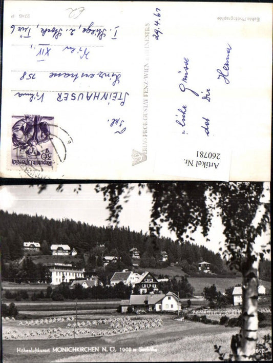 260781,Mönichkirchen Teilansicht Alpenhotel Lang