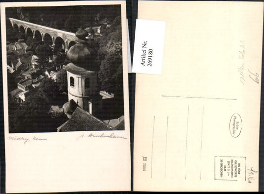 269180,Foto AK Mödling Brücke Viadukt