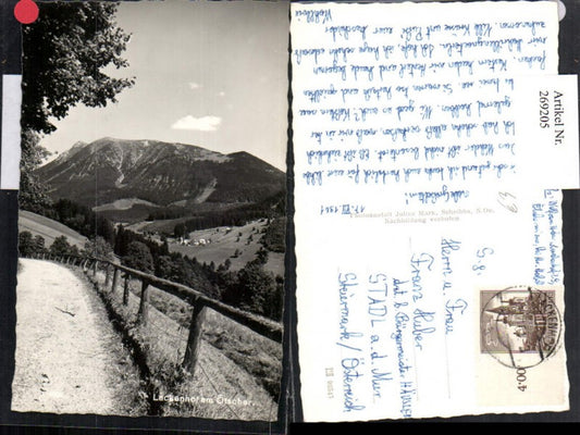269205,Lackenhof a. Ötscher Totale Bergkulisse