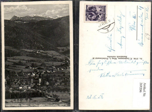 269206,Gresten Totale geg. Dürrenstein Bergkulisse