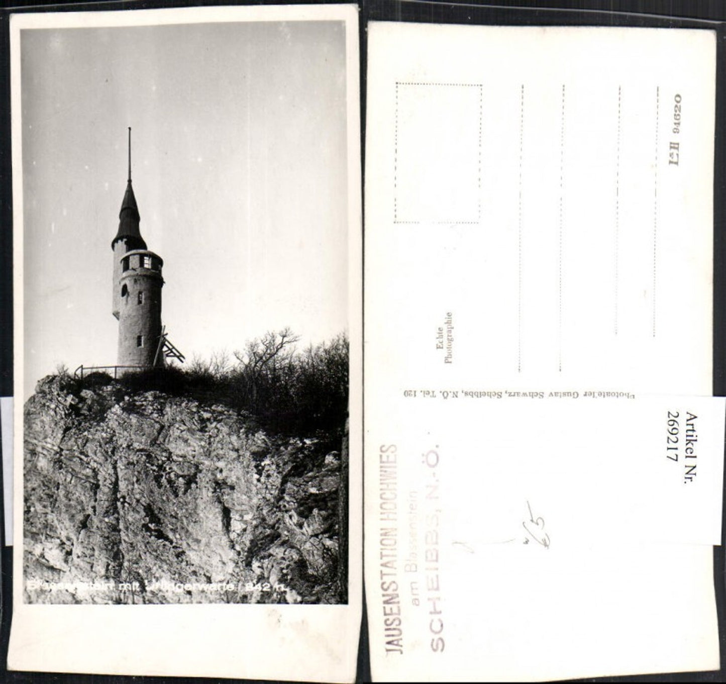 269217,Urlingerwarte a. Blassenstein Jausenstation Hochwies B42h