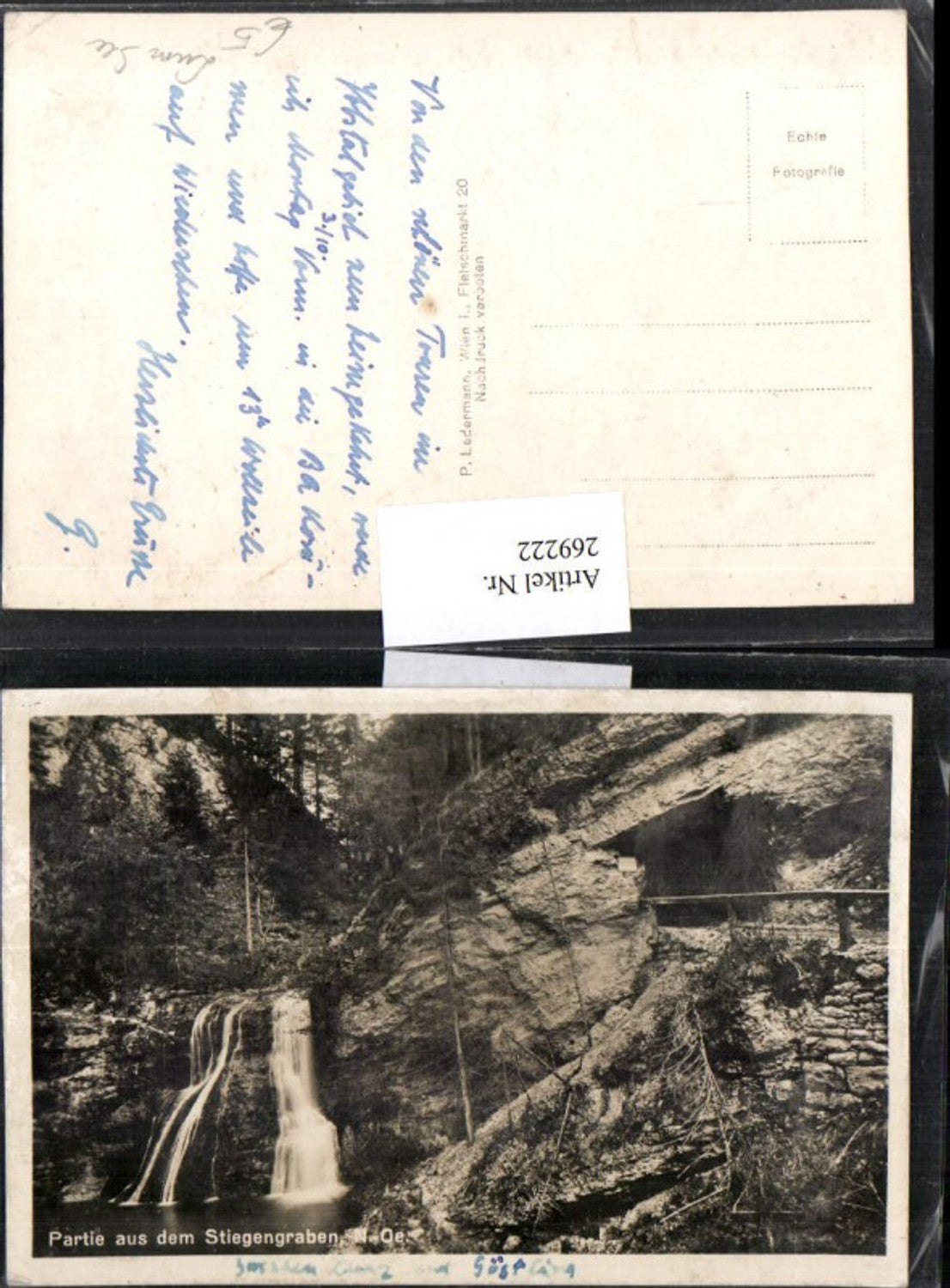 269222,Lunz Lunzer See Partie aus d. Stiegengraben