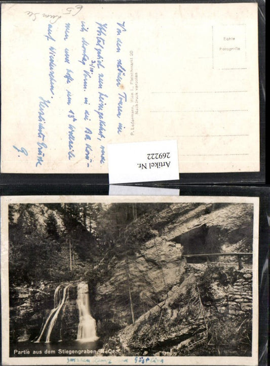 269222,Lunz Lunzer See Partie aus d. Stiegengraben