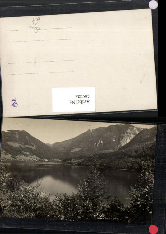 269225,Lunz Lunzer See Bergkulisse