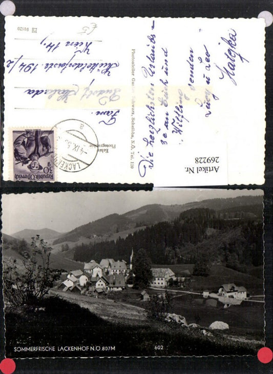 269228,Lackenhof a. Ötscher Totale Bergkulisse