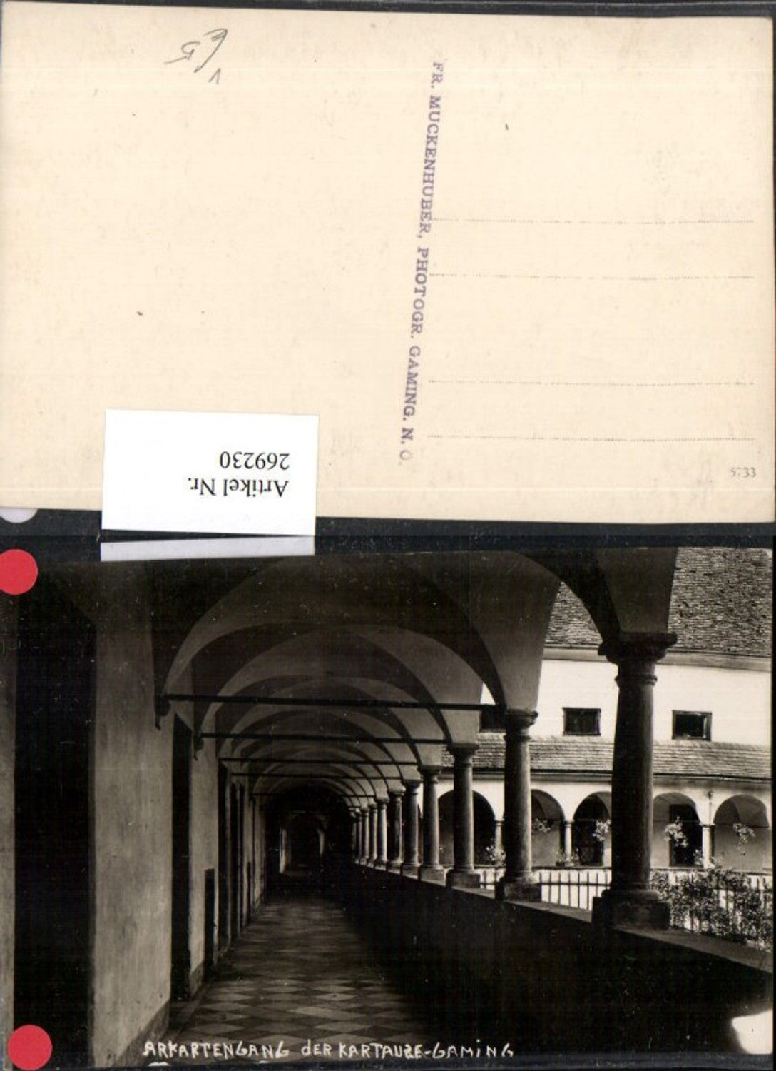 269230,Akartengang d. Kartause Gaming pub Fr. Muckenhuber
