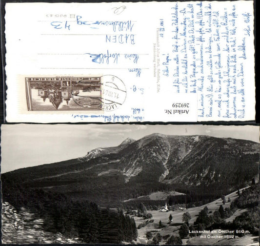269259,Lackenhof Totale Ötscher Bergkulisse