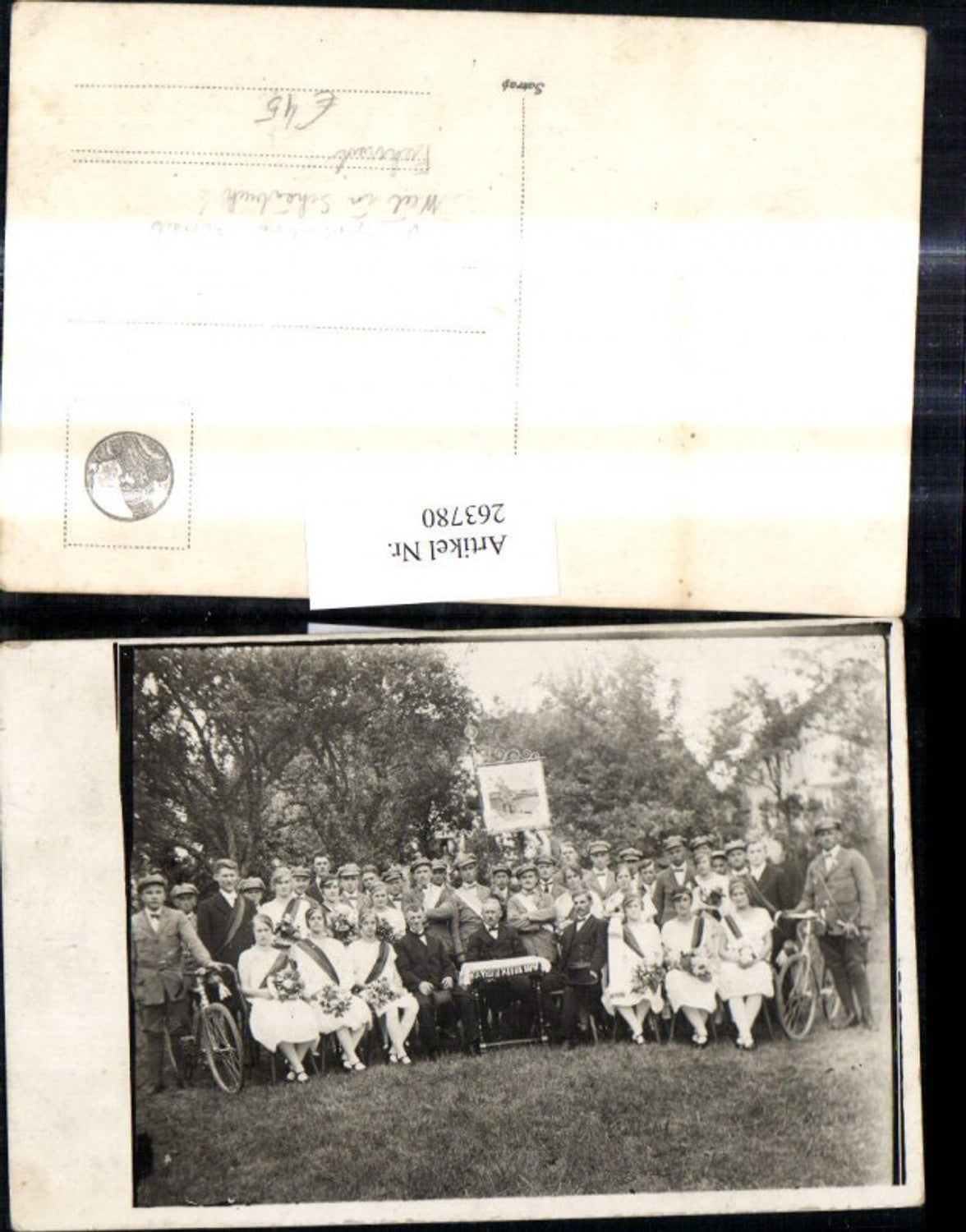 263780,Foto Ak Radfahrverein Vorwärts Weil im Schönbuch Fahrrad Gruppenbild