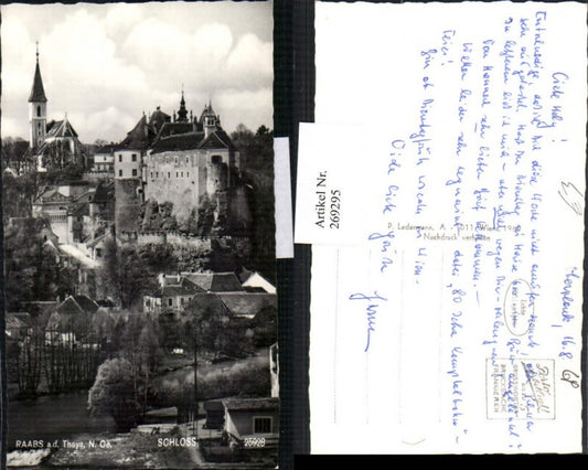 269295,Raabs a. d. Thaya Teilansicht Schloss Kirche