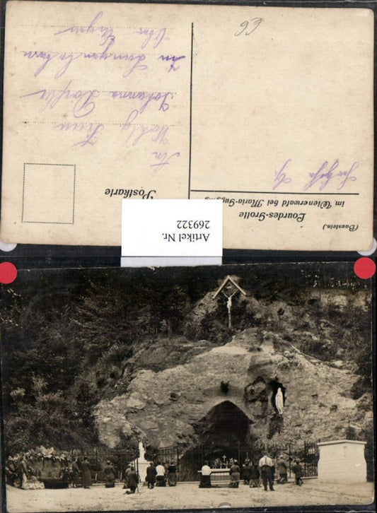 269322,Lourdes-Grotte im Wienerwald b. Maria-Gugging