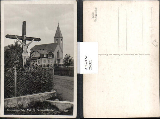 269323,Sigmundsherberg St. Chrostophkirche Jesuskreuz