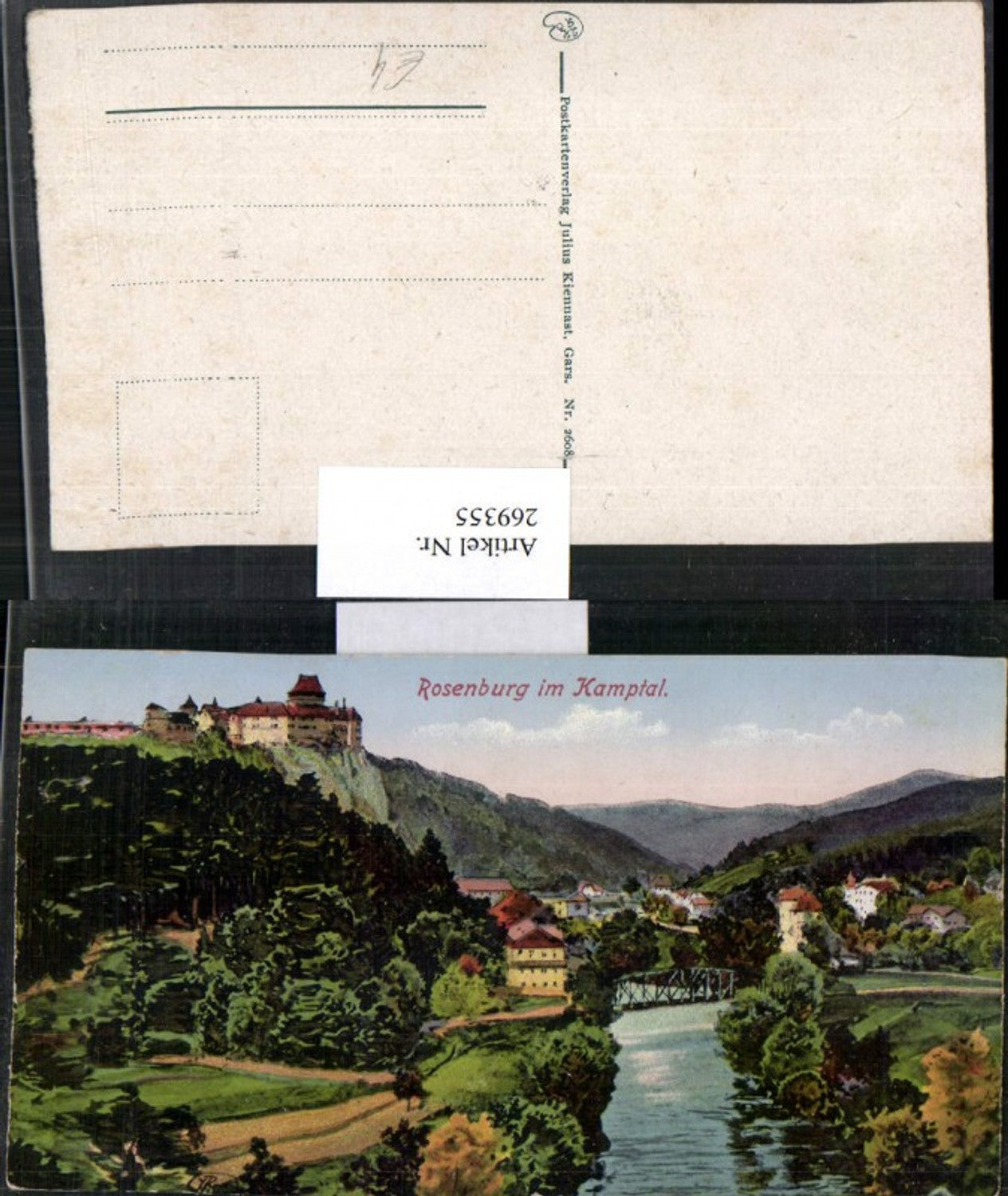 269355,Rosenburg-Mold Totale Schloss Rosenburg Fluss Kamp