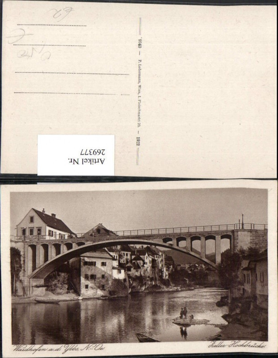 269377,Waidhofen a. d. Ybbs Teilansicht Zeller Brücke Fluss