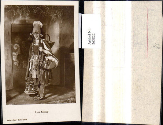 263822,Lya Mara Kostüm Vogelkäfig Schauspielerin pub Ross 1608/2