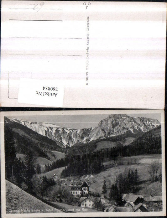260834,Prein Hotel Preinerwand m. Rax Bergkulisse