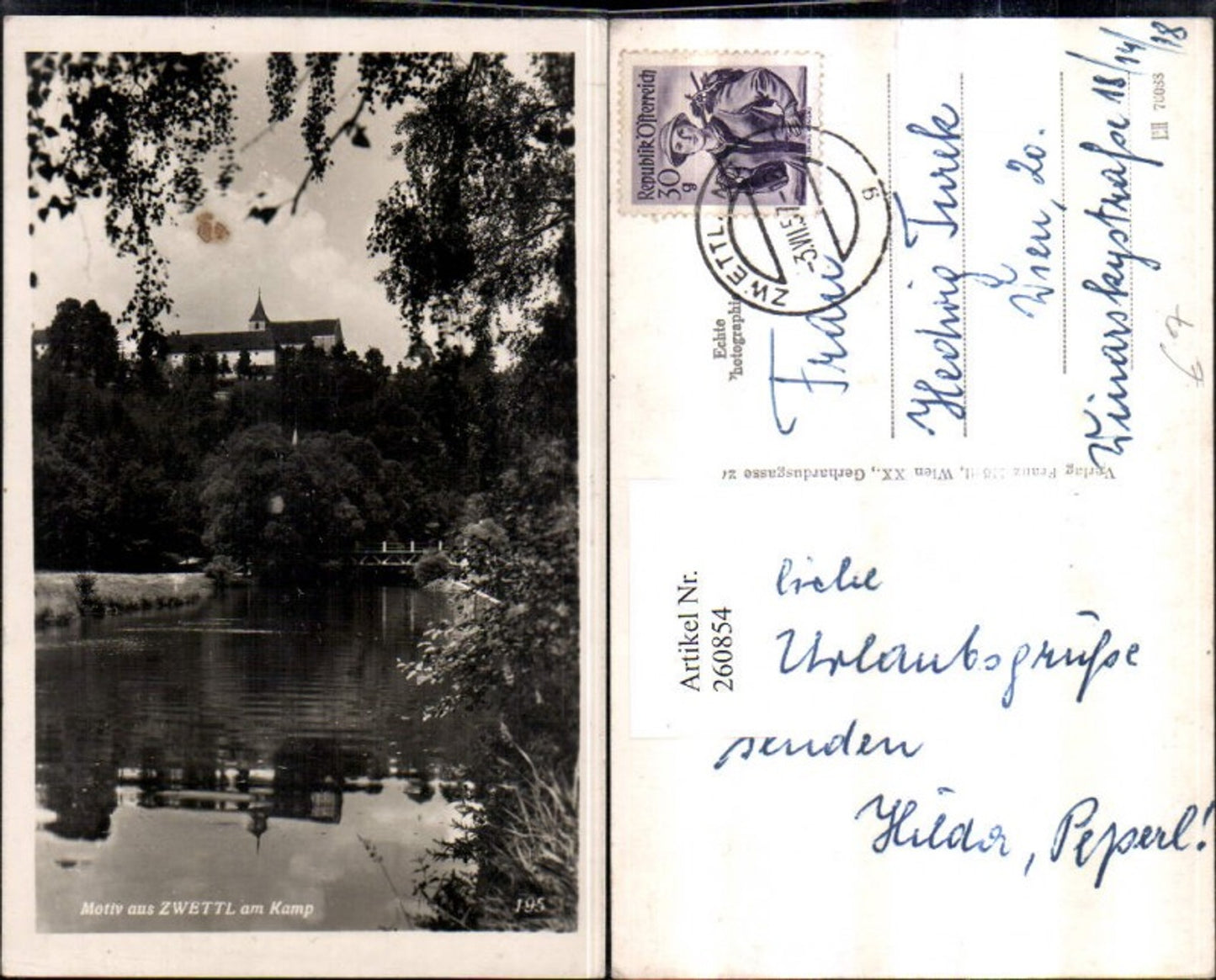 Alte Ansichtskarte – Old Postcard