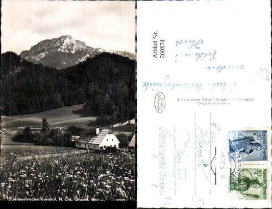 260874,Kernhof b. St. Aegyd am Neuwalde m. Gippel Bergkulisse