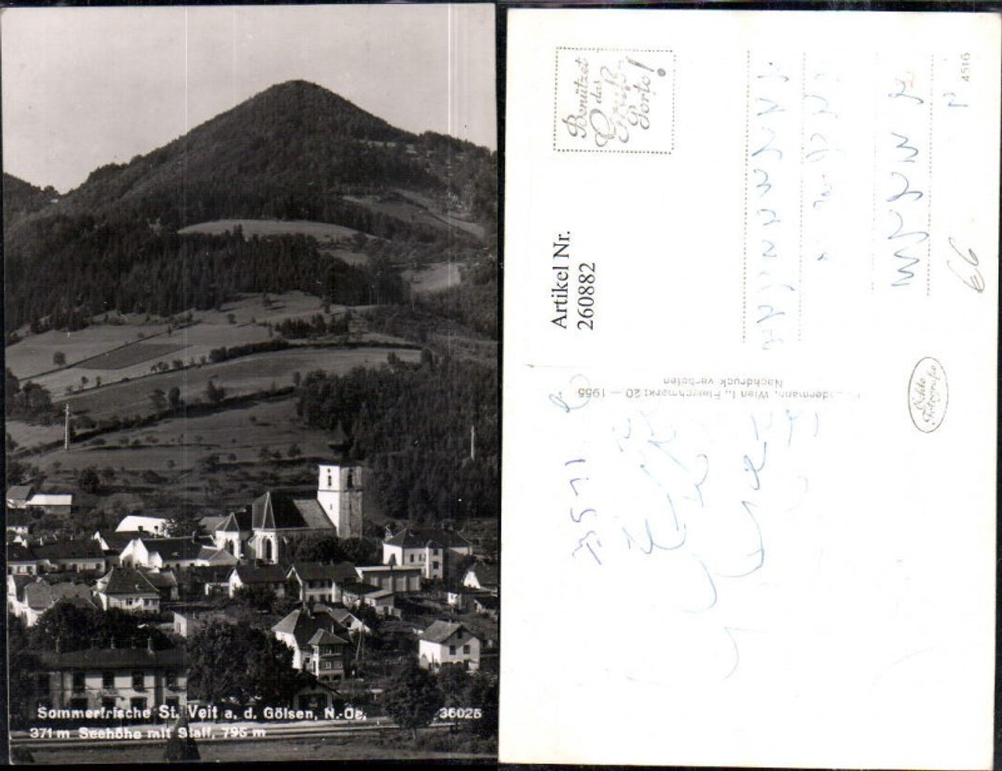 260882,St. Veit an d. Gösen Totale Kirche m. Staff