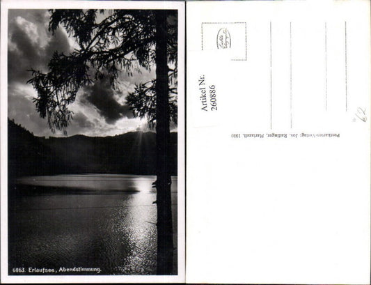 260886,Erlaufsee See b. Mitterbach Abendstimmung