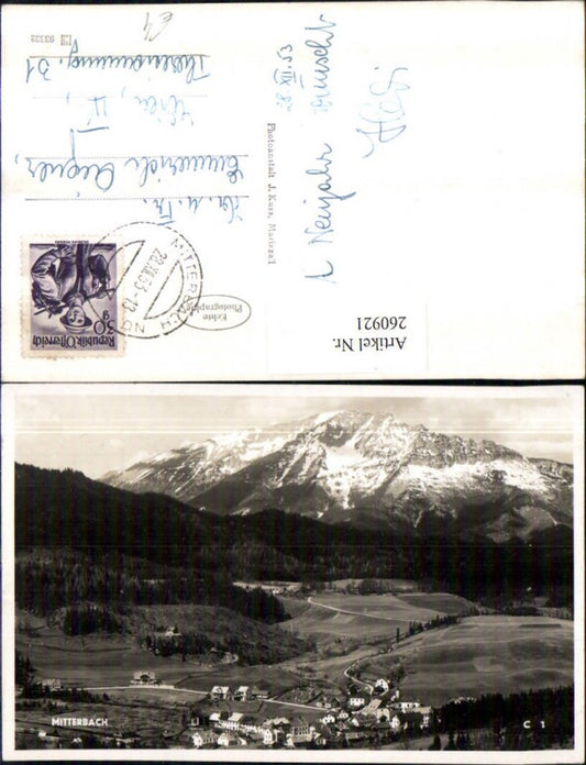 260921,Mitterbach Totale Bergkulisse