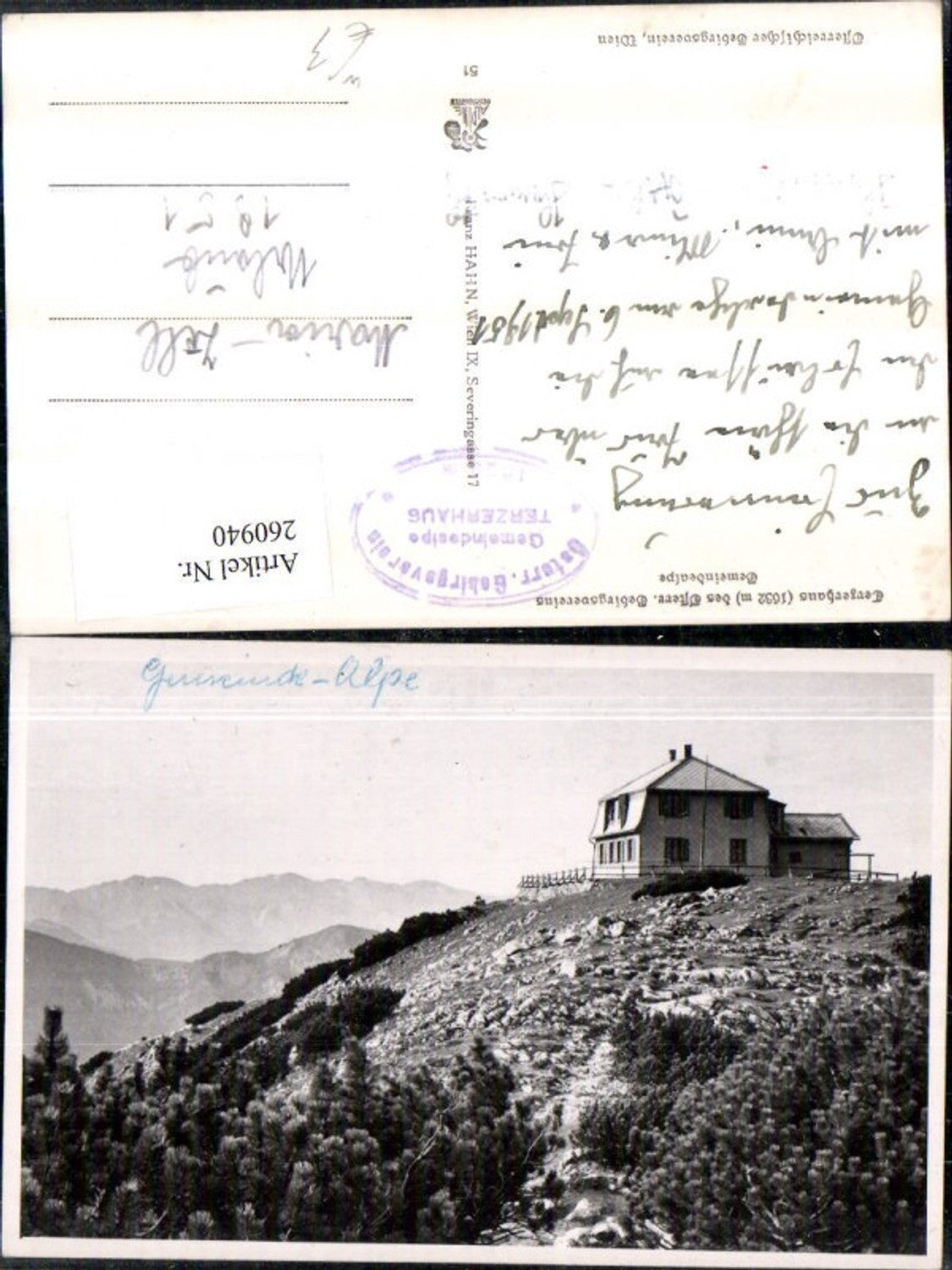 Alte Ansichtskarte – Old Postcard