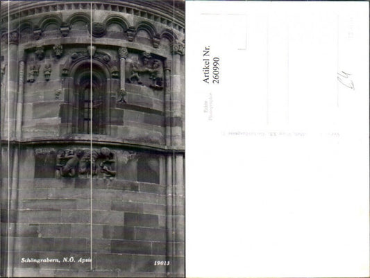 260990,Schöngrabern Grabern Apsis Steinerne Bibel Detailansicht