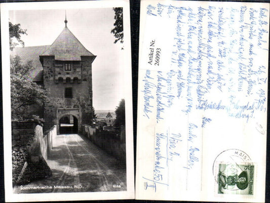 260993,Maissau Burg Tor Straße