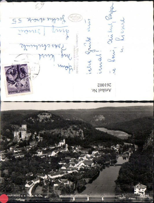 261002,Hardegg an d. Thaya Totale m. Burg