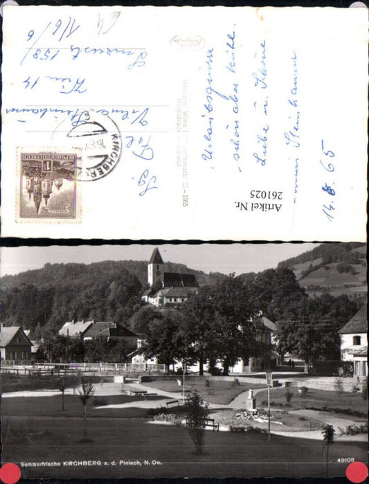261025,Kirchberg an d. Pielach Teilansicht Park Kirche