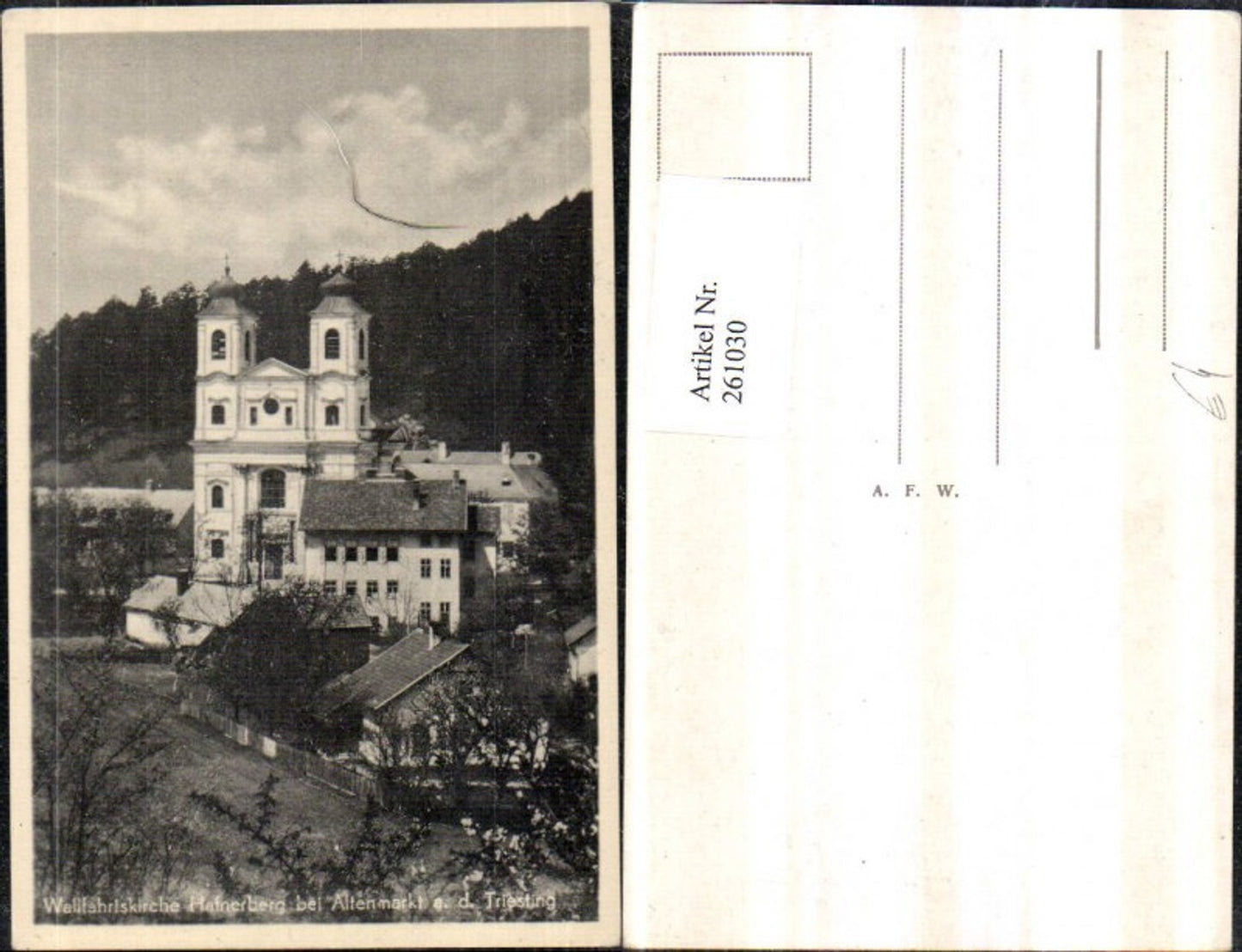 261030,Wallfahrtskirche Kirche Hafneberg b. Altenmarkt an d. Triesting