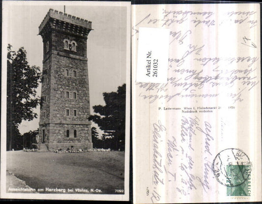 261032,Aussichtsturm Turm am Harzberg b. Vöslau