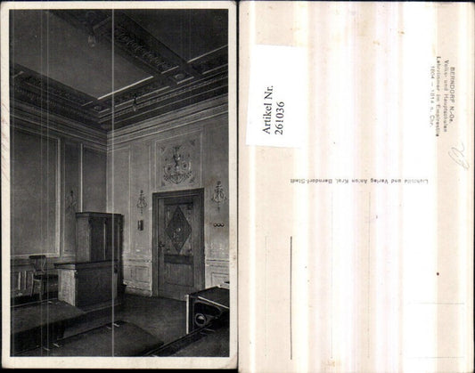 261036,Berndorf Volks- u. Hauptschule Lehrzimmer im Empirestile Innenansicht