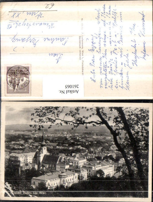 261065,Baden b. Wien Totale Kirche