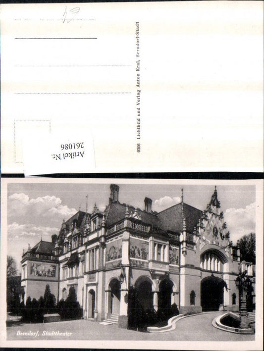 261086,Berndorf Stadttheater Theater