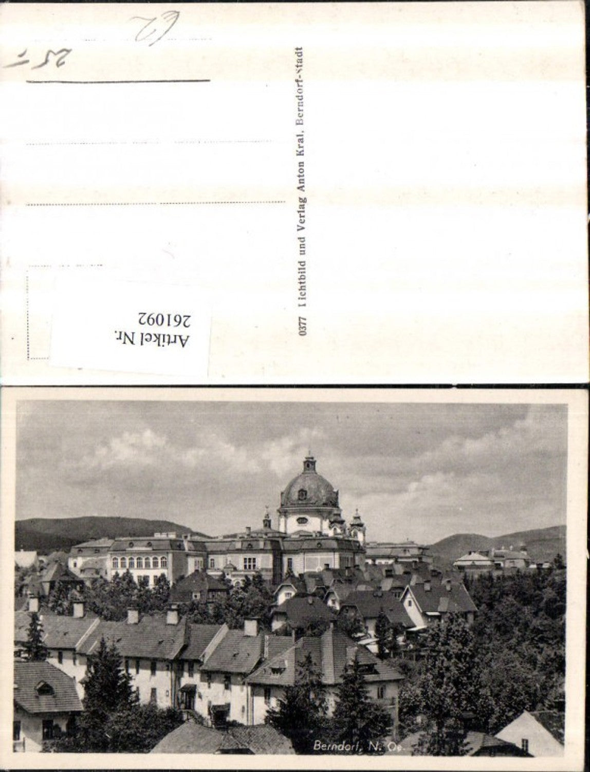 261092,Berndorf Teilansicht Kirche Kuppel