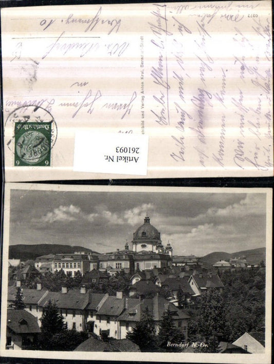 261093,Berndorf Teilansicht Kirche Kuppel