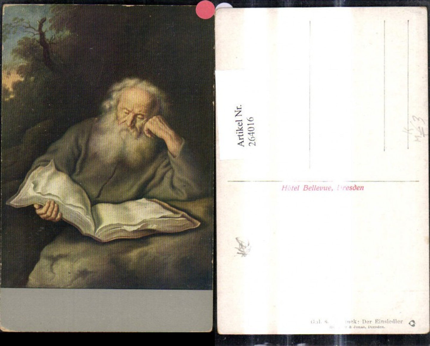 264016,Künstler Ak Koninek Der Einsiedler Lesen Alter Mann liest Buch