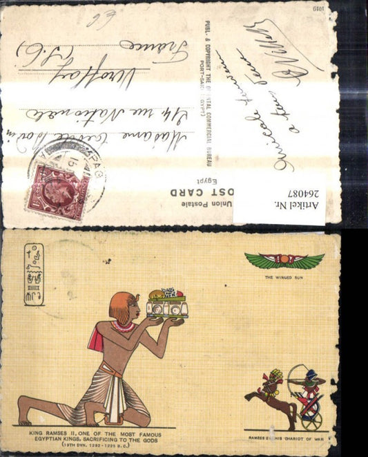 264087,Künstler Ak King Ramses II Ägypten Geschichte Politik Ausland