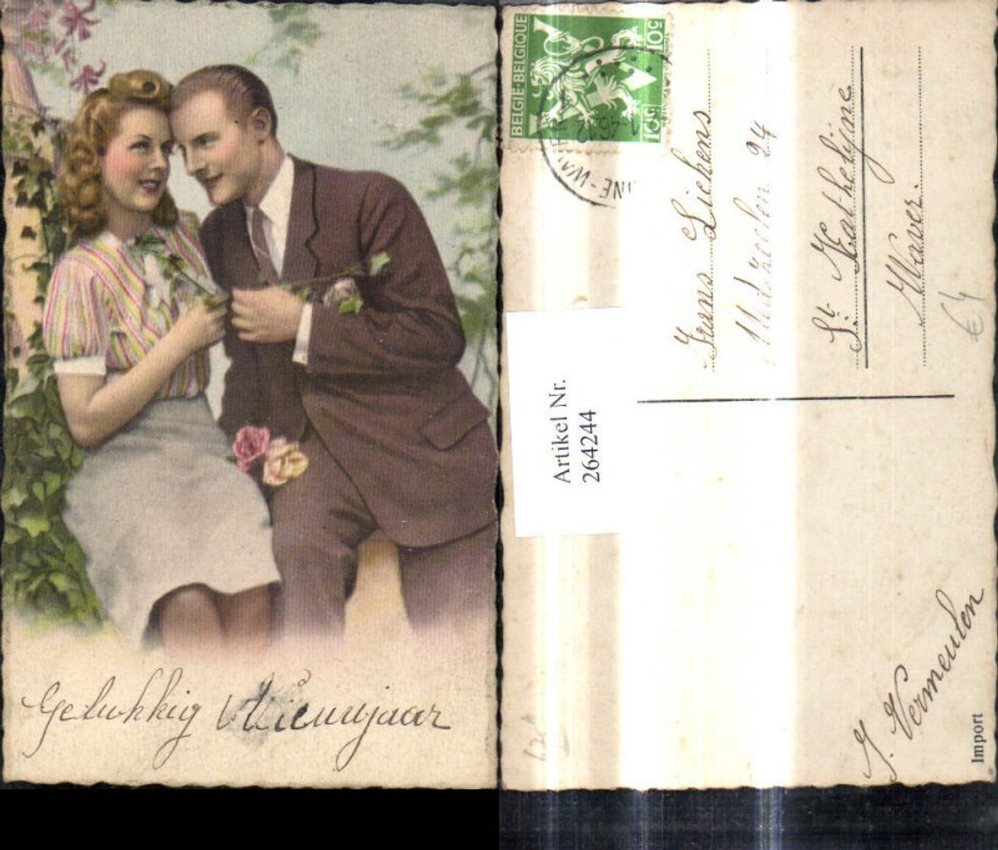 264244,Liebe Verliebter Blick Paar Rose Blumen