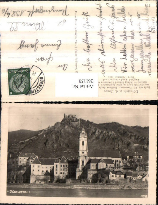 261150,Dürnstein an d. Donau Teilansicht Kirche m. Ruine
