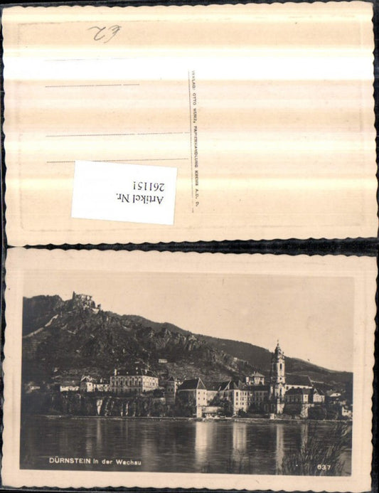 261151,Dürnstein in d. Wachau Totale m. Ruine