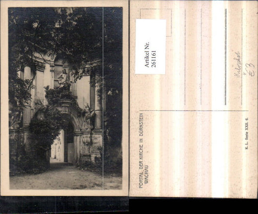 261161,Wachau Portal der Kirche in Dürnstein pub Kilophot 22/6