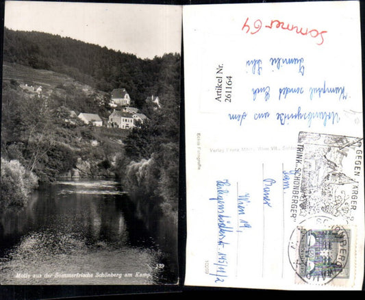 261164,Motiv aus Schönberg am Kamp Teilansicht Fluss