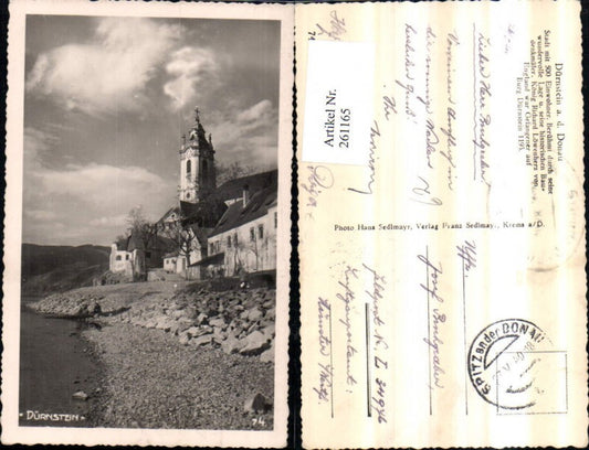 261165,Dürnstein an d. Donau Partie Kirchenturm